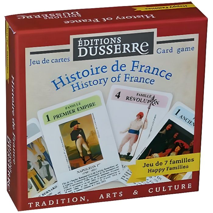 Jeu des 7 Familles : Histoire de France - 42 cartes