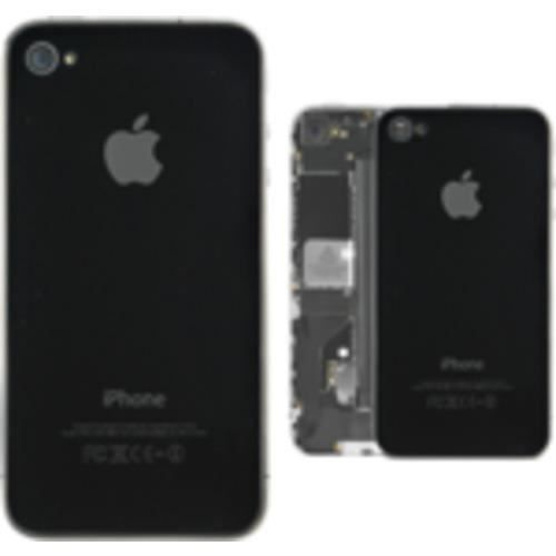 Plaque arrière pour iPhone 4S (Noir)
