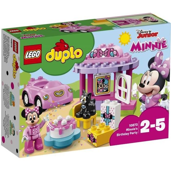 LEGO® 10873 DUPLO La Fête D'Anniversaire De Minnie Jeu De Construction avec Une Figurine Et Voiture Jouet pour Enfant 2 - 5 ans
