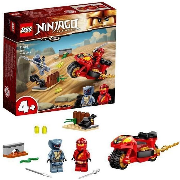 SHOT CASE - LEGO 71734 NINJAGO La moto de Kai Jouet et Figurine pour Enfants de 4 ans et plus
