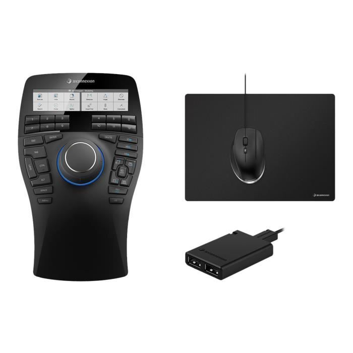 3D CONNEXION Souris 3D SpaceMouse Enterprise Kit - 31 boutons - Filaire - USB