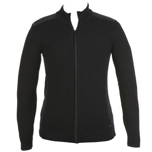 Cardigan zippé Noir Armor Lux...