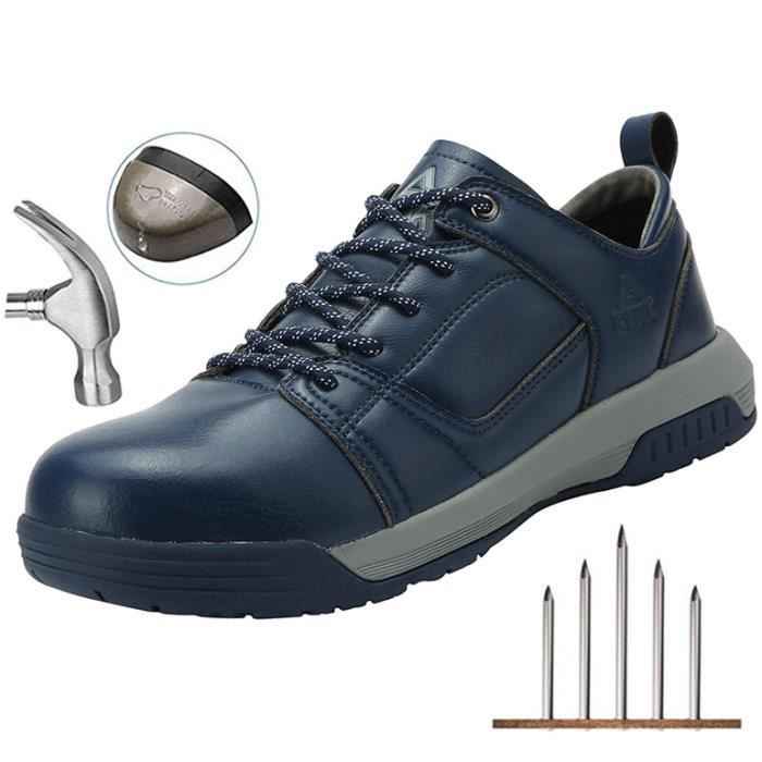 PEAK Chaussure de Securité Homme Femme Legere Confortable Chaussures de Travail Basket de Securite Homme Embout de Protection en Aci