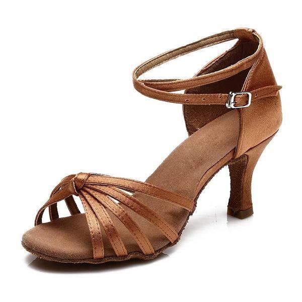 Chaussures de danse,Chaussures de danse de 5CM et 7CM pour filles, chaussures de danse latine pour soirée au Tango et salsa, neuve