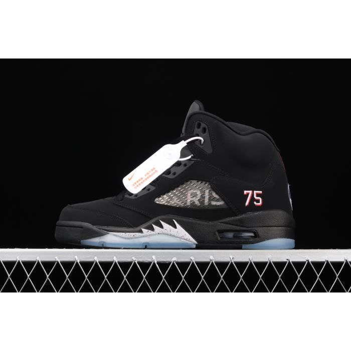 AIR Jordans 5 Vintage Metallic Black Sneakers Homme Femme NU5963-102