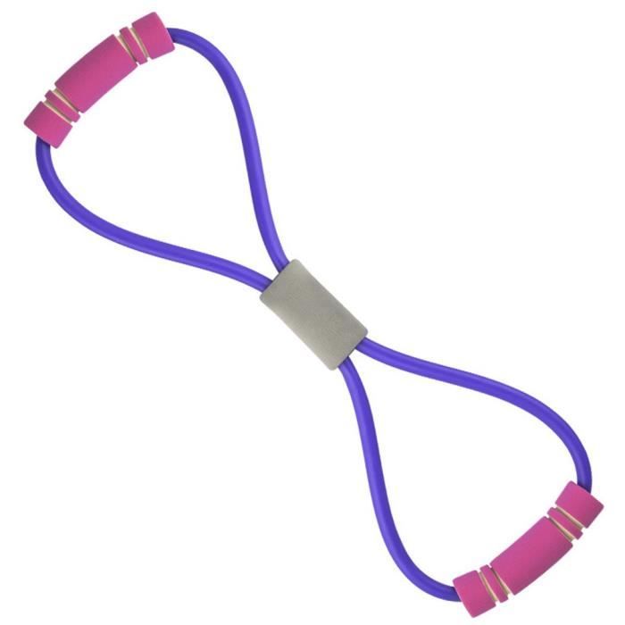 Tube de 8 forme Yoga rallye sangle extensible bande corde Latex caoutchouc bras résistance
