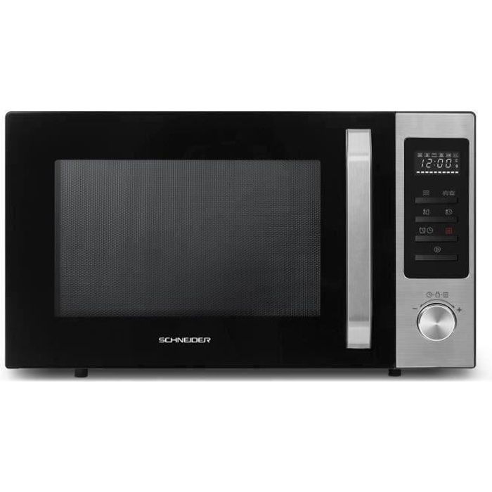 SHOT CASE - SCHNEIDER SCMW25GDBX Four micro-ondes - 25L - Noir et Inox