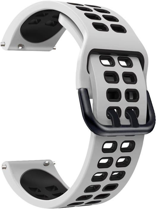 Chofit Bracelet De Rechange Bicolore Silicone Souple Rouge/Noir Pour Polar Vantage V2 - Confort Et Style