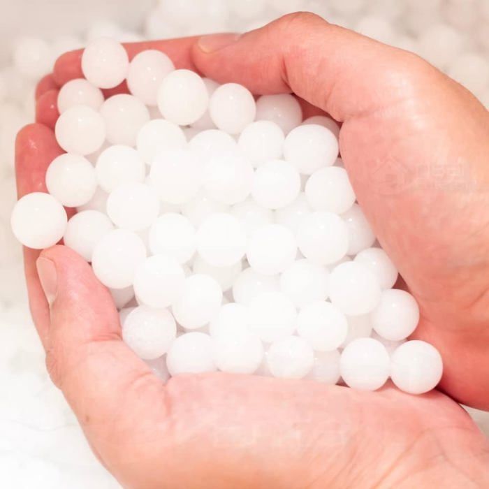 Tesan 20000 Pièces Perles Gel Eau Du Sol Décoration Gelée Vase De Replissage (Blanc