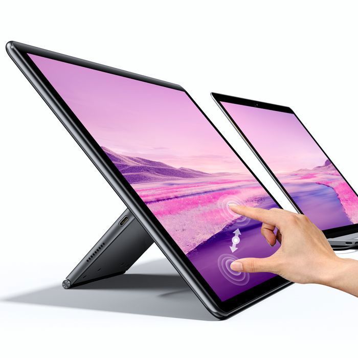 Moniteur portable tactile Full HD 156 P 1080 pouces support rotatif réglable intégré 100 % sRGB avec interface HDMI Type C OTG