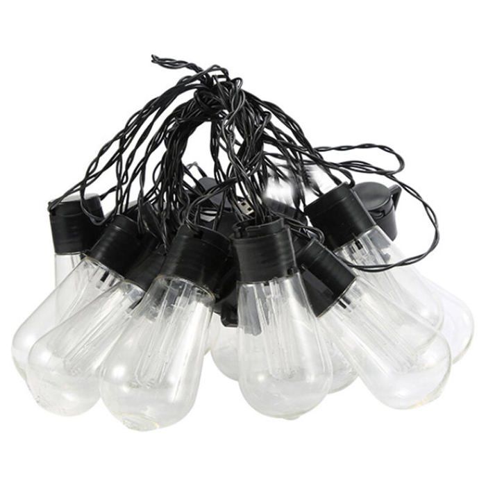 Guirlande lumineuse - LARGEIGHT - Solaire - 20 ampoules - Multicolore - Jardin extérieur