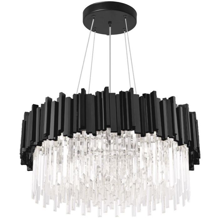 Lampe De Plafond Toolight App1481-1C Plafonnier Noir 40 X 40 X 13 5 Cm