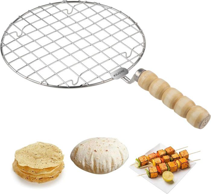 HK14873-Grille De Barbecue Ronde En Acier Inoxydable 304. Grille De