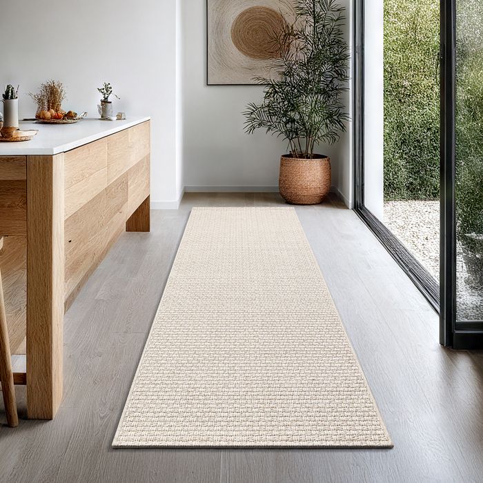 Tapis dextérieur - THE CARPET - Maldives - Boho - Résistant - Beige - 80 x 250 cm