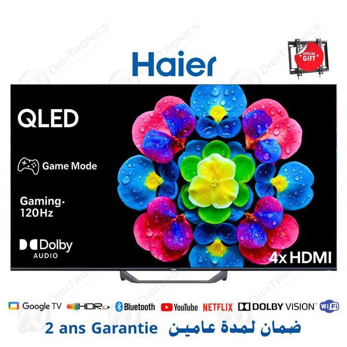 50 QLED 4K UHD Smart Google TV Dolby Vision HDR10 HDMI x4 2 ans garantie Support Gratuit H50S80FUX