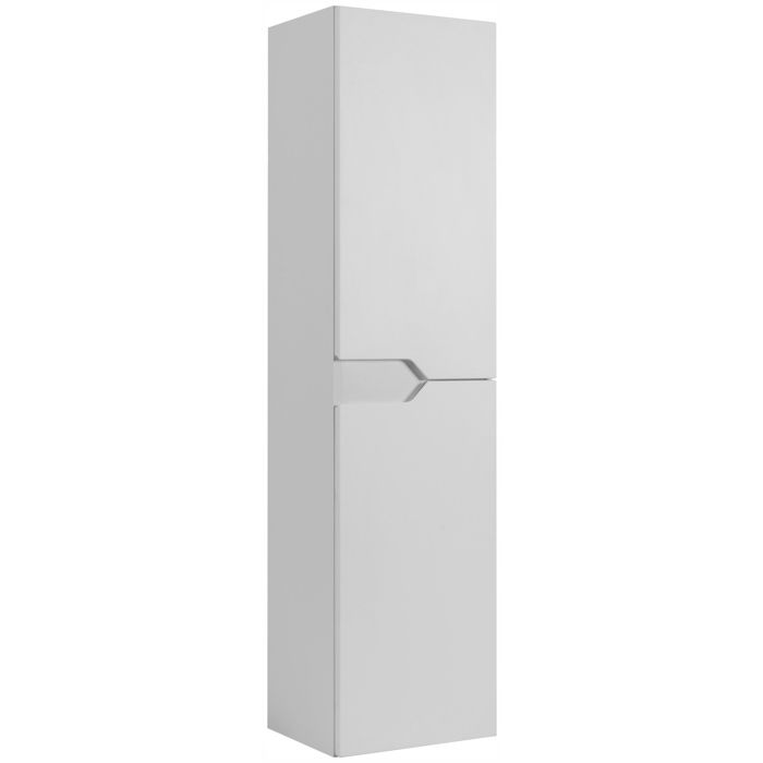 Meuble colonne de salle de bain suspendu MODERN blanc 36 x 136 cm - 2 portes Meuble colonne de salle de bain suspendu MODERN blanc 36 x 136 cm - 2 portes