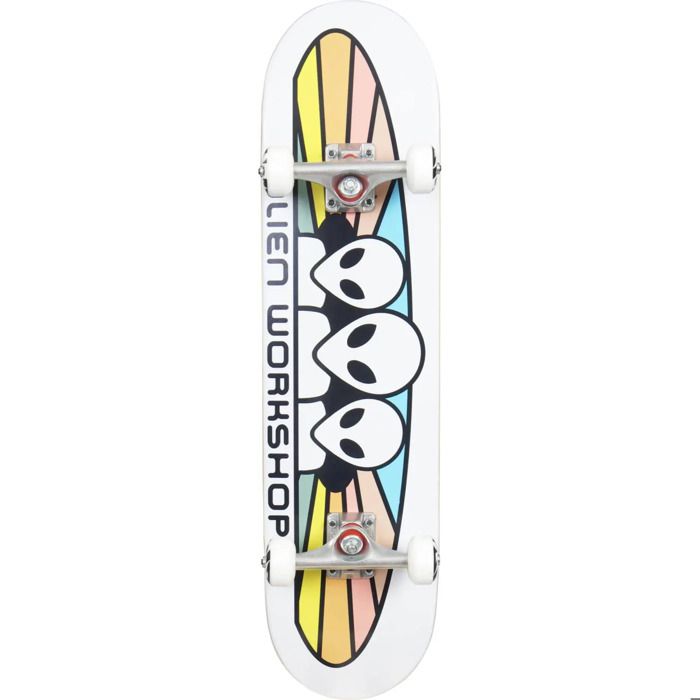 Skateboard complet Alien Workshop Spectrum - Blanc - 8