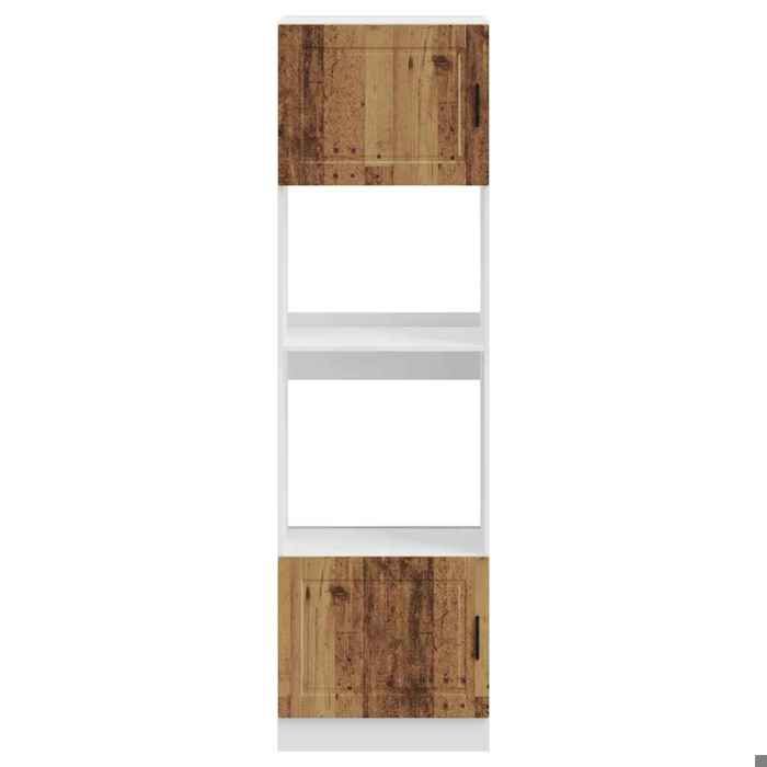 SALE dhiver Placards de four 2 pcs - MANGO - Colonnes cuisine - Porto vieux bois bois dingénierie EU197