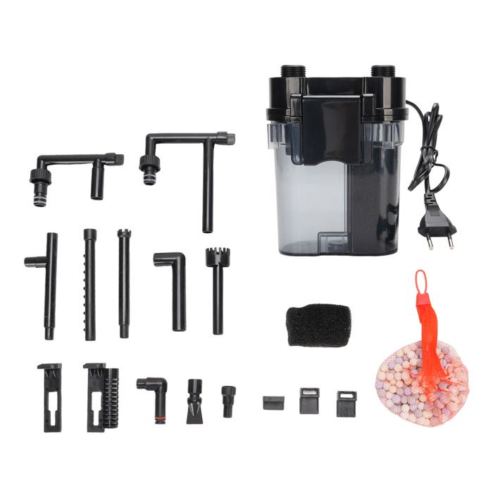 Meilleurs prix pour Mothinessto filtre daquarium externe Filtre daquarium mural 300L/H 4W filtre externe en plastique jardin pompe Prise UE 220V