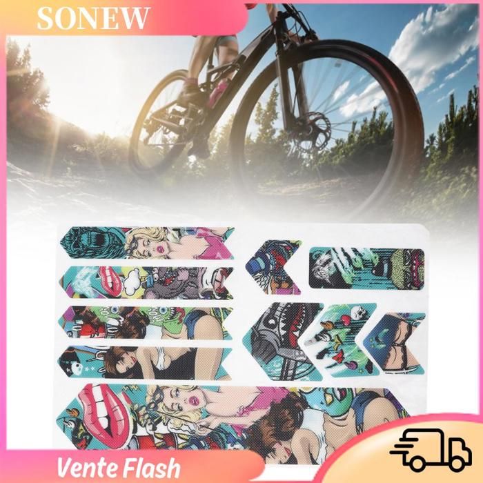 Sonew Autocollant de pour cadre de vélo Autocollants de de Vélo Résistant au Imperméable sport accessoires