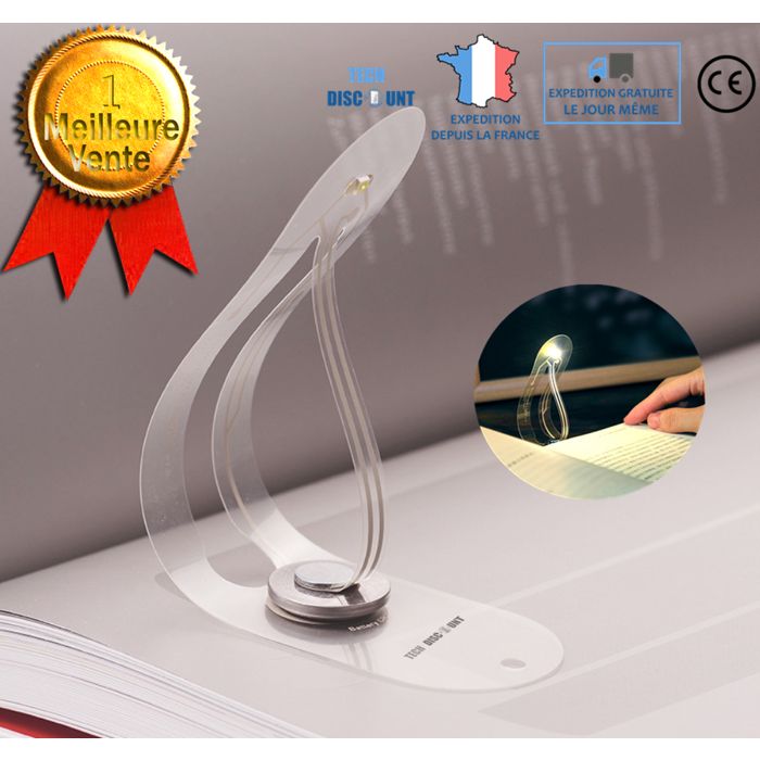 Lampe de lecture pour livre au lit rechargeable led enfant avec pince marque page creative - Aueq - mini portable oeil lumineux lu