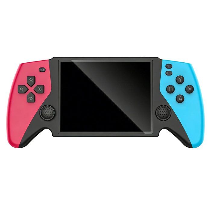Console de Portable Rétro X-ONE Écran 38 Pouces Connexion TV 666 Jeux Intégrés pour Enfants Manette de B