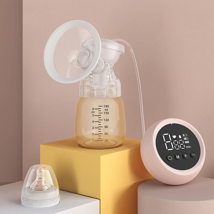 Rose Extracteur de lait maternel électrique sans fil, Pompe à lait maternel pour bébé