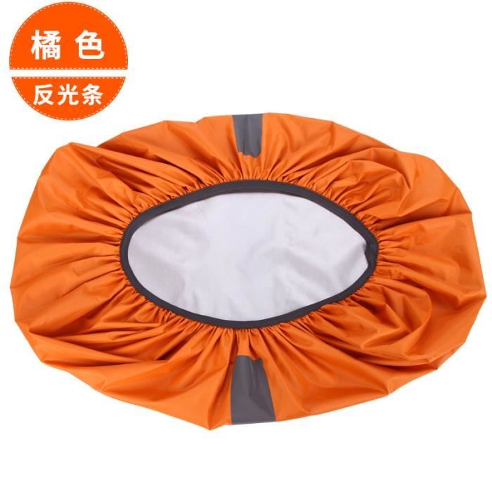 Housse De Pluie Pour Sac à Dos 15-25L – Imperméable, Bandes Réfléchissantes, Pochette Rangement Incluse