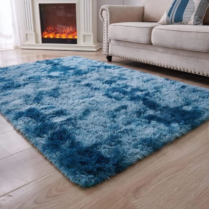 Grand Tapis Moelleux Moderne Gris 240x330 Cm - Qualité Supérieure Polypropylène Extra Large