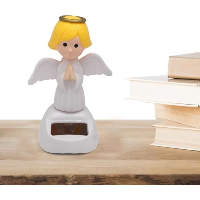 Figurine - Jouet De Danse Solaire - Ange - Énergie Solaire - Décoration Voiture - 11x7x5 cm