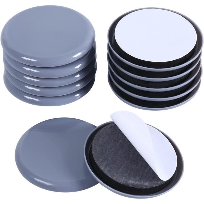 Lot De 16 Patins Adhésifs Pour Appareils De Cuisine - Friteuse Air, Mixeur, Machine à Pain - Couleur Bleu Gris, Anti-rayures, Réduction Bruit