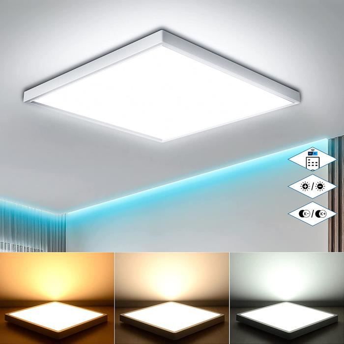 Plafonnier LED Dimmable Avec Télécommande Lampe De Salon Plafonnier