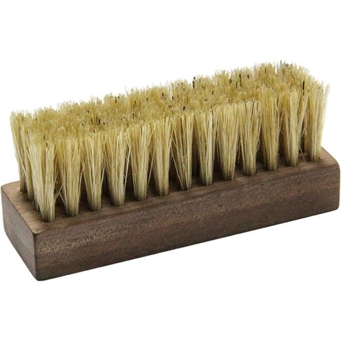 Brosse à Chaussures Double Face - 12 Cm, Poils Doux, Pour Cuir Et Daim, Nettoyage Efficace Sans Rayure - 3