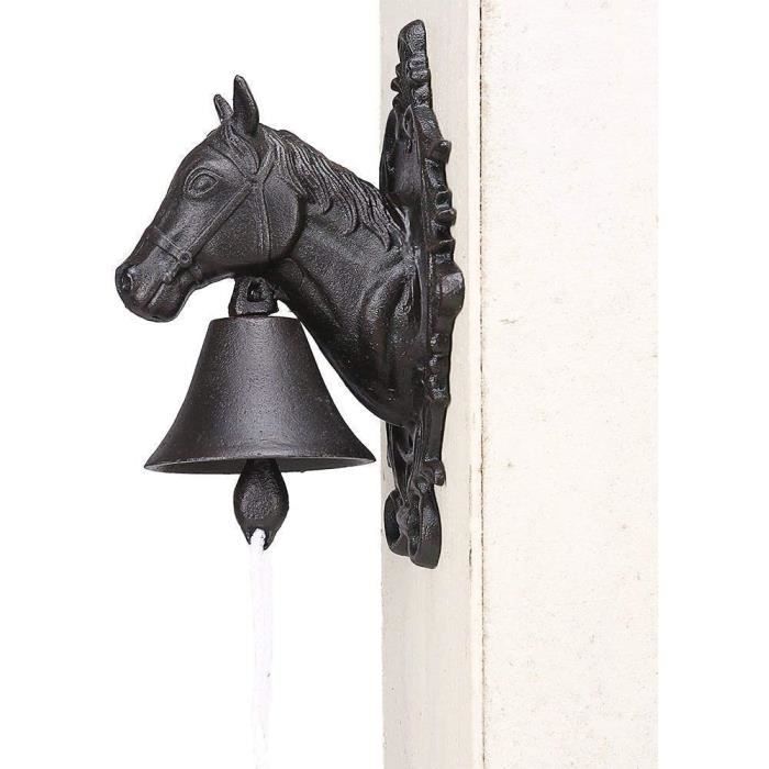 aubaho Sculpture Cheval Couple Statue Jardin Figure Fer Style