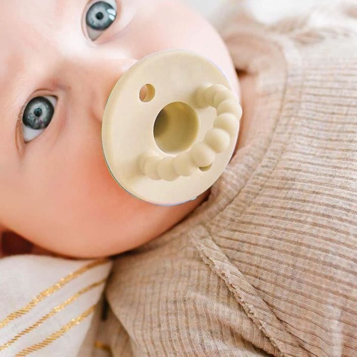 Par Sucette Portable En Silicone De Qualite Alimentaire Accessoire De Soins De Tetine Ronde Pour Bebe Beige Cdiscount Puericulture Eveil Bebe