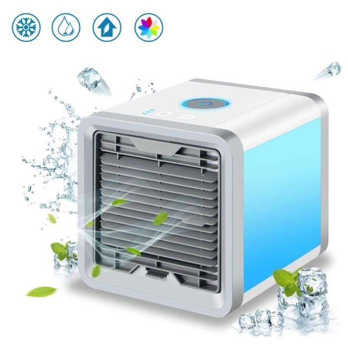 Refroidisseur D'air Portable Sans Fil, Mini Climatiseur Avec Ventilateur Et Humidificateur Par Pulverisation Usb Refroidisseur Air De Bureau 96548105