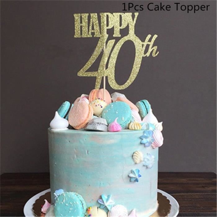 Chicinlife 1 Ensemble Happy 30th 40th 50th 60th Anniversaire Photo Banniere Anniversaire Adulte Fete Modele 1pcs Jbhfcdb Cdiscount Maison