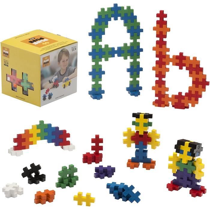 PLUS PLUS- Big Basic Boite de 100 Pieces Jeux de Construction