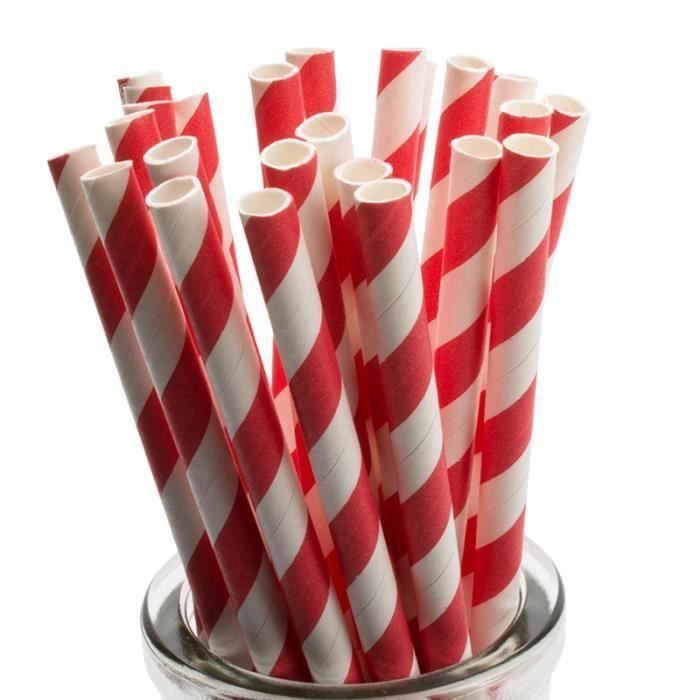 Yolli Batonnet Gateau Paille A Boisson Vintage Retro Raye Rouge X 25 A Achat Vente Batonnet Yolli Batonnet Gateau Paille Cdiscount
