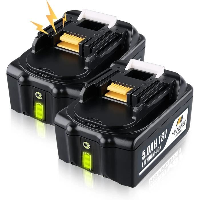 Lot de 10 batteries 18V Li-Ion 5.0 Ah - Makita BL1850BX10