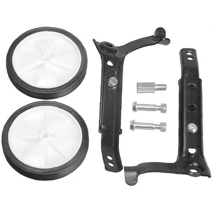 Roues Stabilisatrices Pour Vélo Enfant – 12 à 20 Pouces – Métal/caoutchouc, Antidérapantes, Silencieuses – Kit Complet