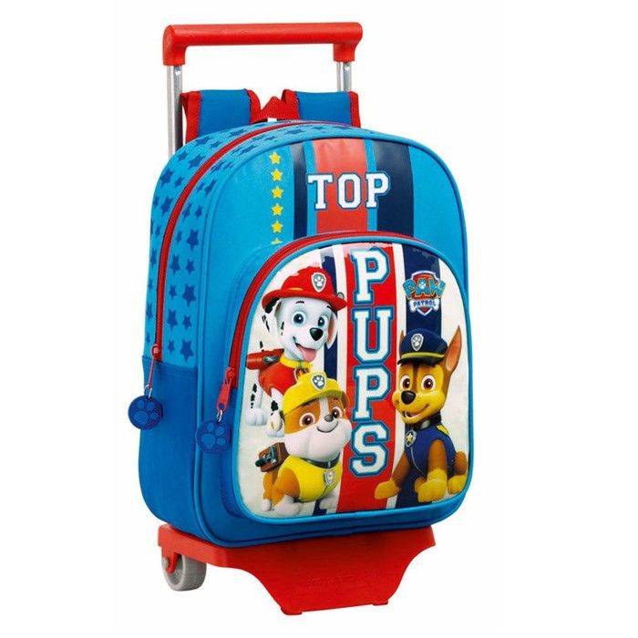 Sac à roulettes Pat Patrouille 34 CM maternelle Haut de gamme