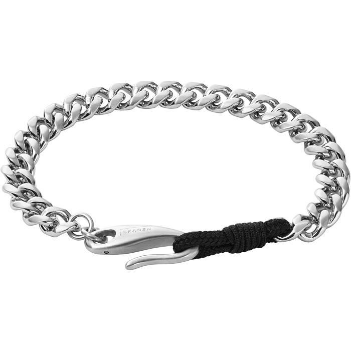 Parure de Bijoux à maillons cubains en acier inoxydable – Collier et bracelet en