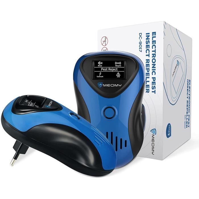 Répulsif à Ultrasons Pour Souris Et Insectes - 4 Modes, Couverture 150 M² - Alimentation Prise Ou USB - Sans Danger Pour Animaux Domestiques - 8