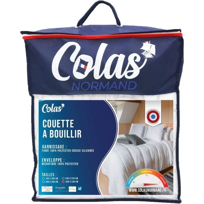 Couette Microfibre 450g/m² - Rouge 140x200 Cm | Ultra Douce Et Chaude - Pour Lit 1 Personne