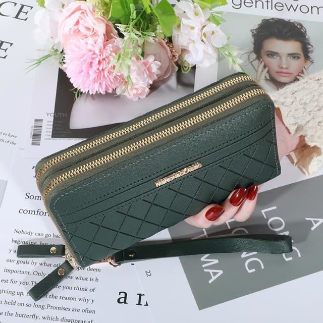 Sac Rembourré Bleu Avec Bride – 28x14x6 Cm, Double Fermeture éclair