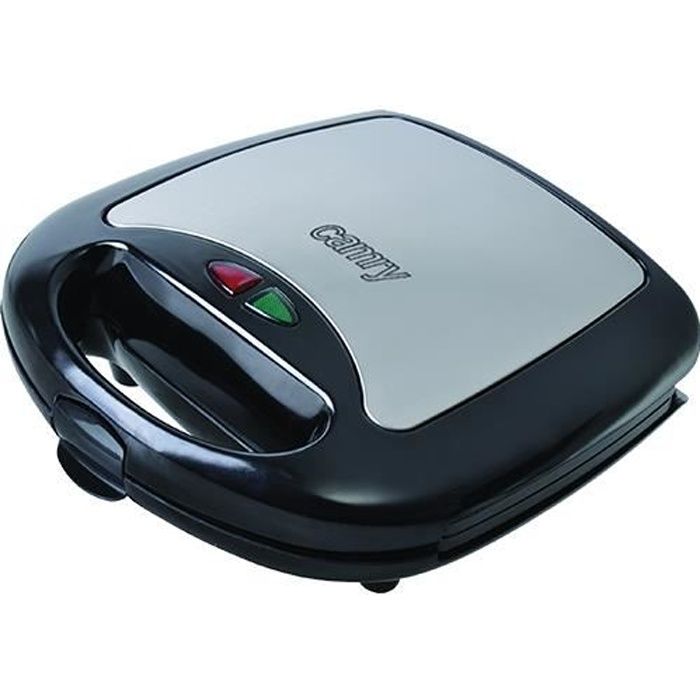 Machine à croque-monsieur - CAMRY - CR 3023 - 1500 Watts - Acier inoxydable - 4 sandwiches