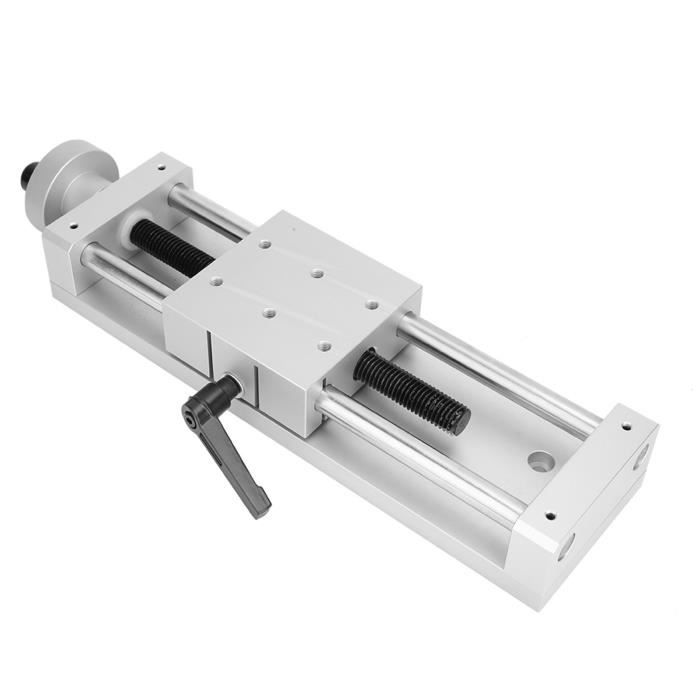 Table Coulissante Linéaire 150mm - Actionneur Scène CNC - Vis En T - Pour Axes X Y Z - Précision 0.1mm - Charge 5kg Horizontal