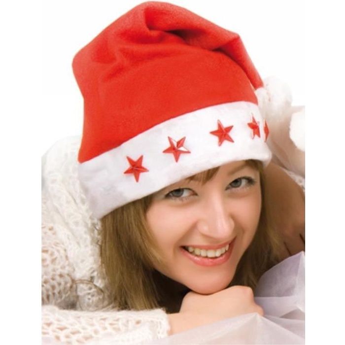 Bandeau avec application - Rouge/bonnet de Père Noël - ENFANT