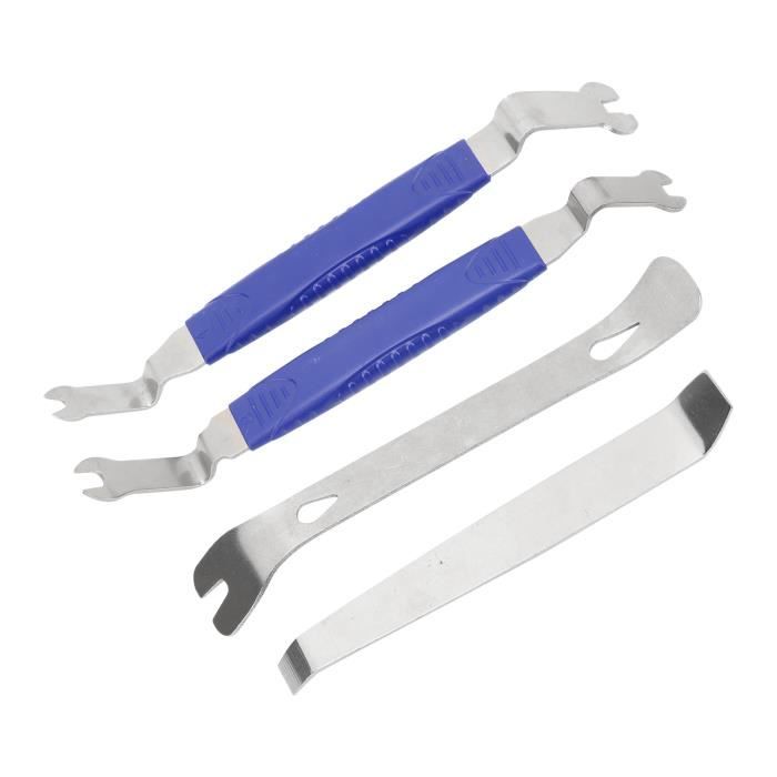 6 Pièces Ensemble D'Outils De Suppression Pour Voiture - Tournevis 6" 220mm + 8" 300mm + Jeu De 4 Outils Orange